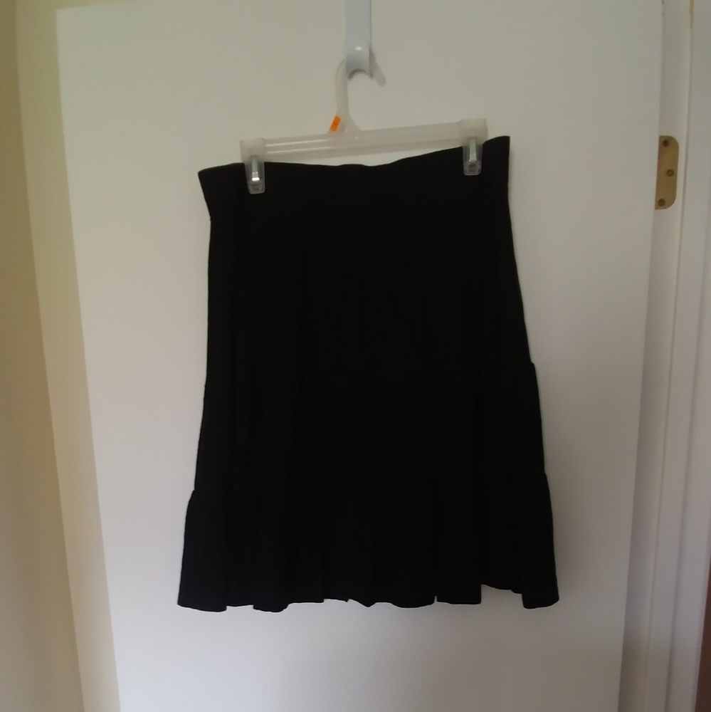Black knee length skirt